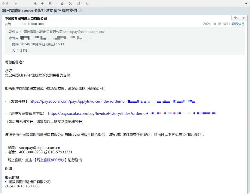 China LES Fapiao Process