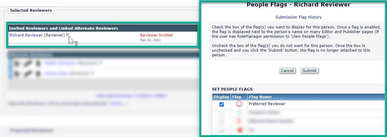 People flags screenshot