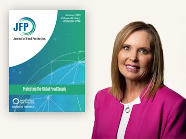 Lisa Garcia, Executive Director of the International Association for Food Protection, and the society’s flagship journal, the Journal of Food Protection