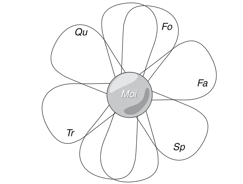 Figure 4.1 La marguerite, symbole de l'ensemble des différents systèmes humains