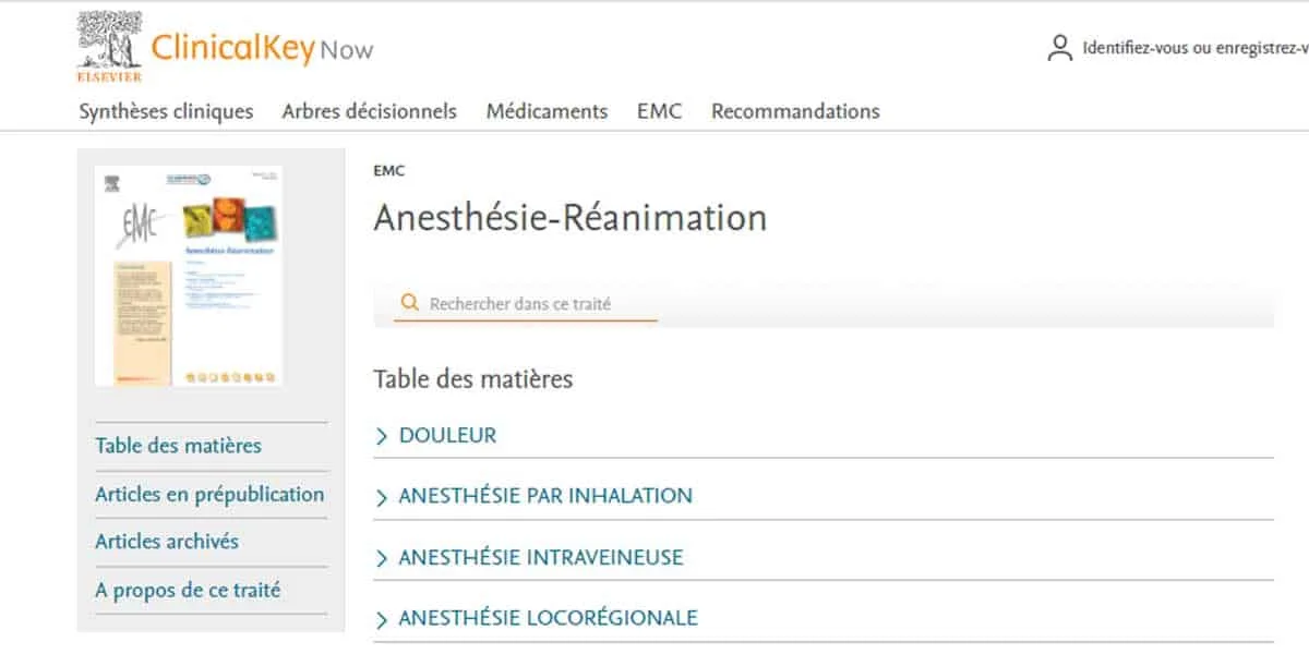 Présentation de l’EMC Anesthésie-Réanimation