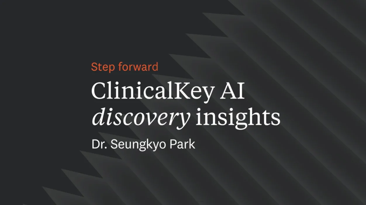 ClinicalKey AI – Dr Park, Yonsei University College of Medicine (Korea)