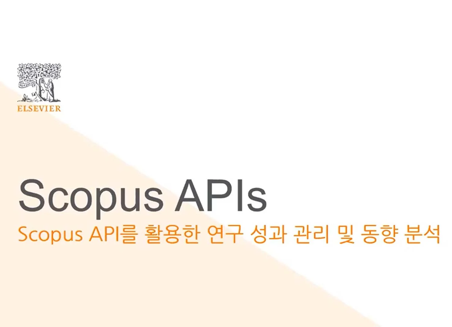 Scopus APIs