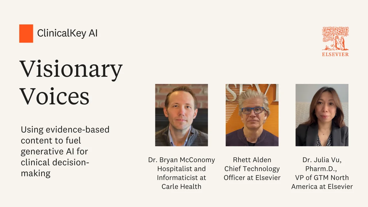 Using evidence-based content to fuel generative AI for clinical decision-making 