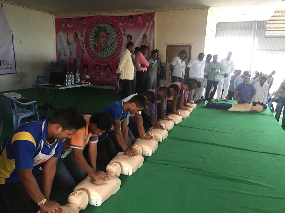 Dr Srinivas Ramaka - Training lay public in CPR