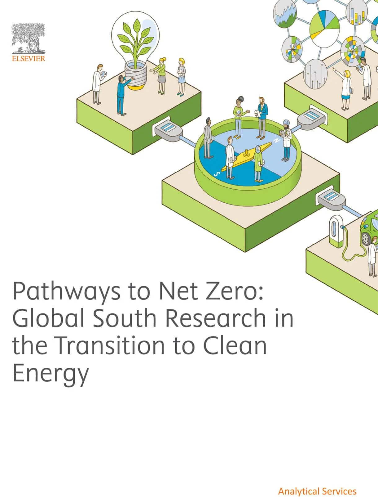 Cover  of the report "Pathways to Net Zero: Global South Research in the Transition to Clean Energy"