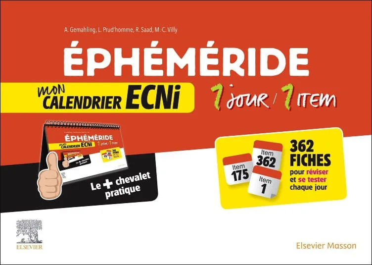 Éphéméride : mon calendrier ECNi