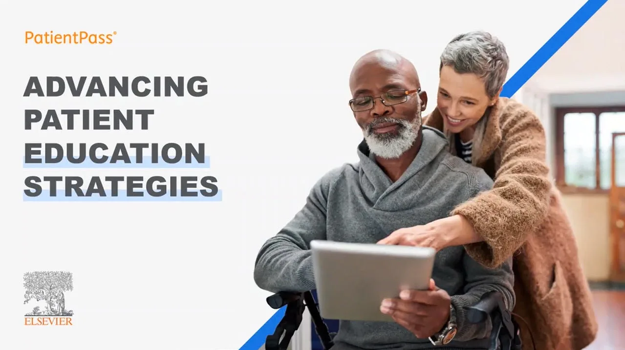 Still photo of PatientPass advancing patient education strategies video 