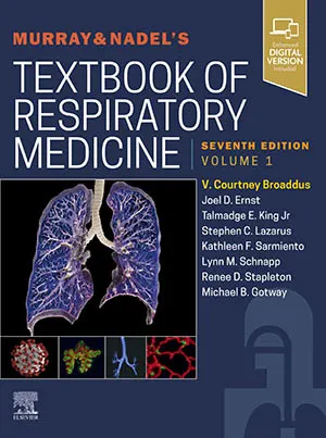 Book cover of Murray & Nadel’s Textbook of Respiratory Medicine, 7th Edition