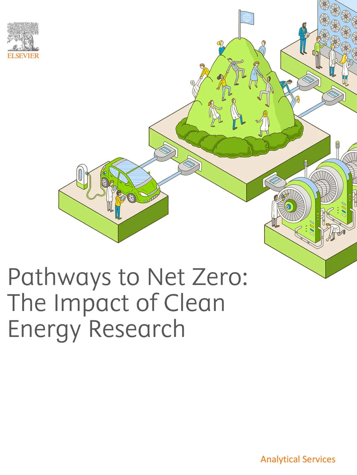 报告封面净零之路：清洁能源研究的影响