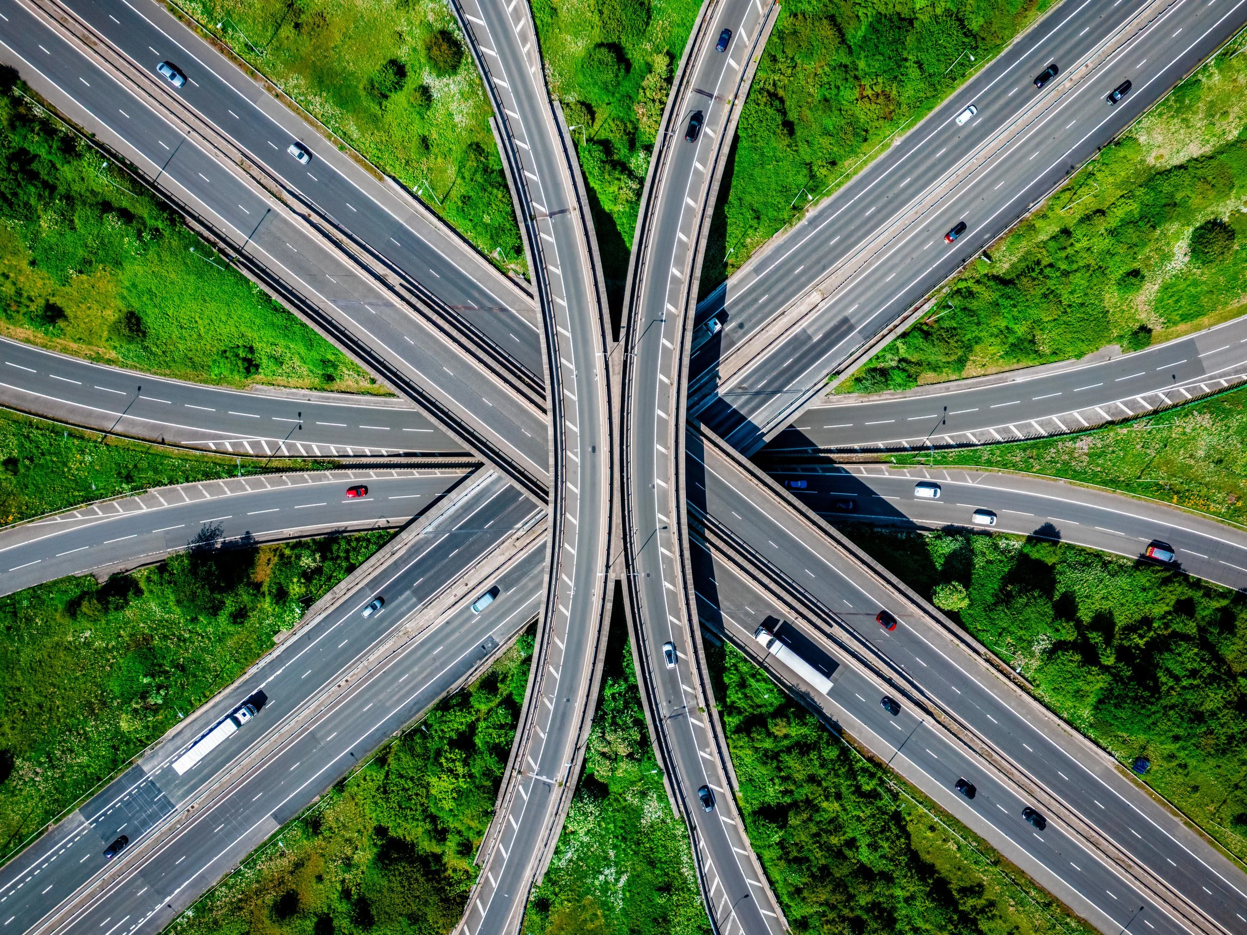 Aerial shot of Almondsbury Roundabout at Junction 16, M5 and M4 motorway near Bristol, UK GettyImages-2157252176.jpg