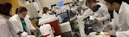 students in a laboratory in Texas State University