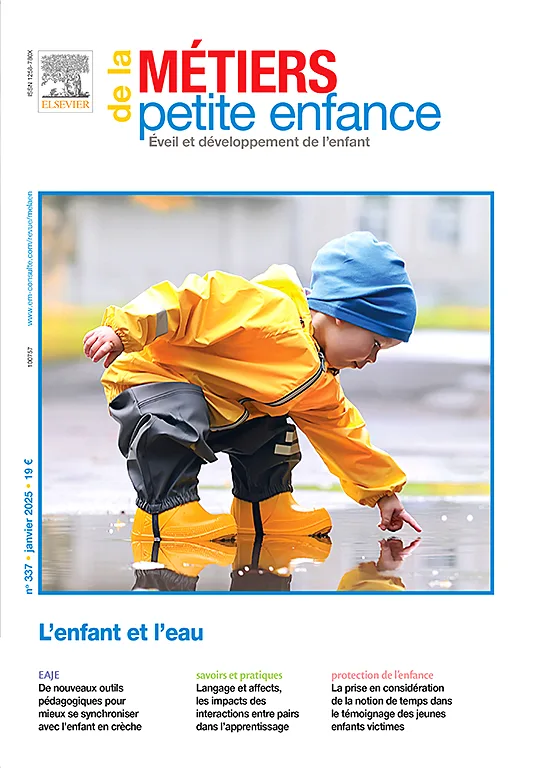 Couverture Métiers de la Petite enfance Janvier 2025