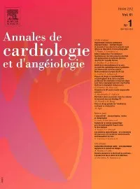 Annales de cardiologie et d’angéiologie