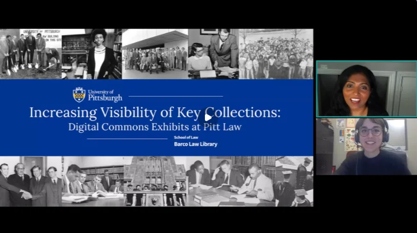 Screenshot of the webinar recording