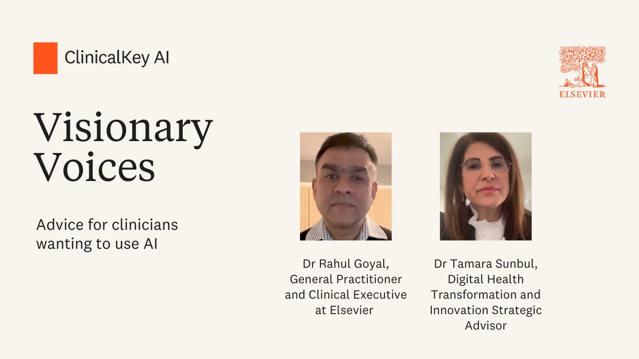 What advice would you give to clinicians wanting to use AI? 