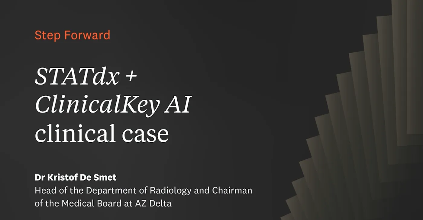 Dr De Smet, Head of the Radiology Department at AZ Delta (Belgium)