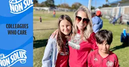 Melody Smith-Lopez with her children