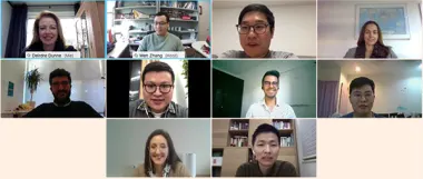 An ECR Editorial Board meeting on Zoom