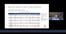 Screenshot of webinar from the Becoming Net Zero series