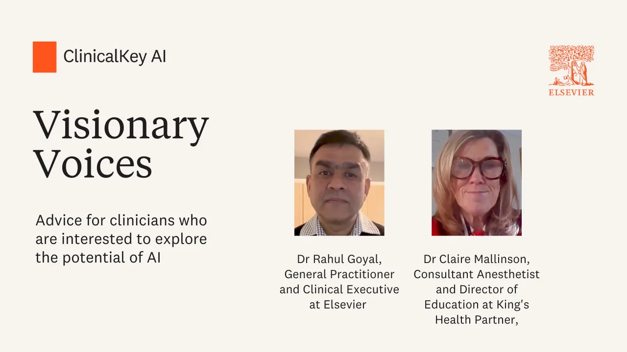 What advice can you offer clinicians who are interested to explore the potential of AI? 