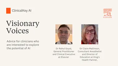 What advice can you offer clinicians who are interested to explore the potential of AI? 