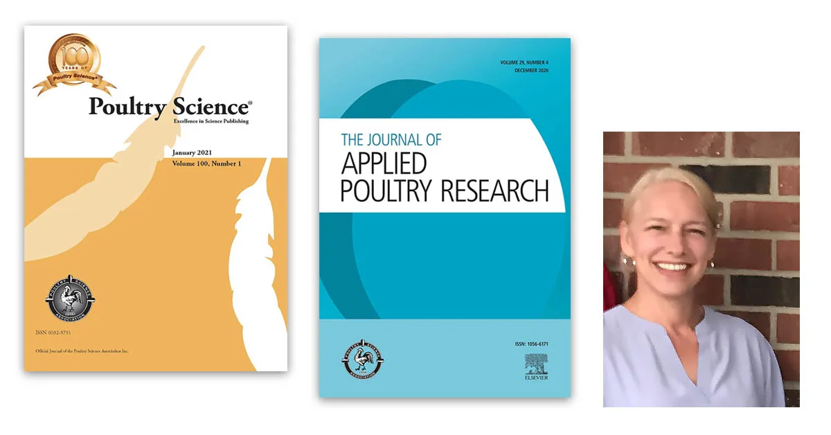 Jacelyn Hemmelgarn and Poultry Science journals collage