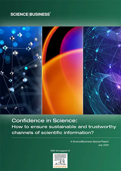 Download the report: Confidence in Science: How to ensure sustainable and trustworthy channels of scientific information 