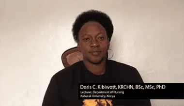 Doris C. Kibiwott, Lecturer, department of Nursing at Kabarak University (Kenya)
