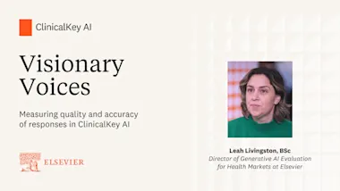 Measuring quality and accuracy of responses in ClinicalKey AI 