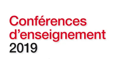 Conférences d-enseignements 2019 Banner