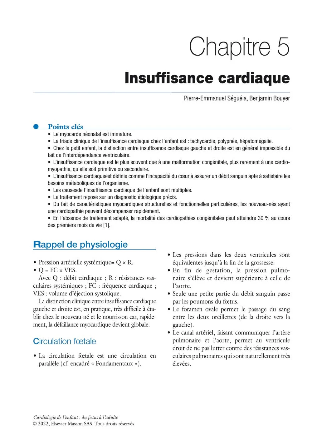 Chapitre 5 Insuffisance cardiaque, page 39