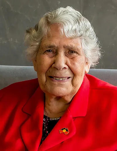 Lowitja Institute namesake and co-patron, the late Dr Lowitja O’Donoghue AC CBE DSG (Photo: Leanne King) 