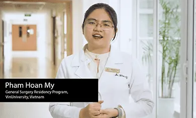 Step forward: ClinicalKey - Dr. Pham Hoan My, General Surgery Residency program, VinUniversity (Vietnam)