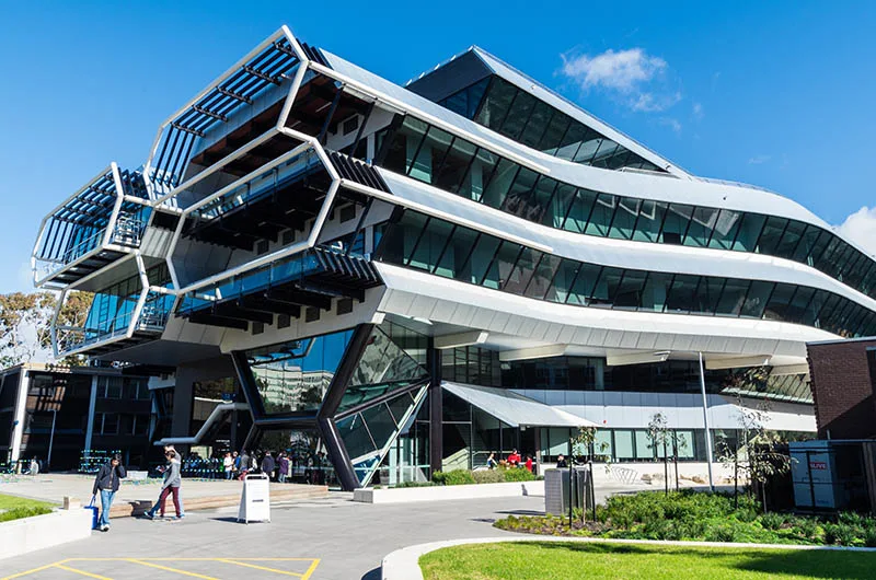 The Green Chemical Futures building at Monash University, Australia. (NilsBV via Getty Images)