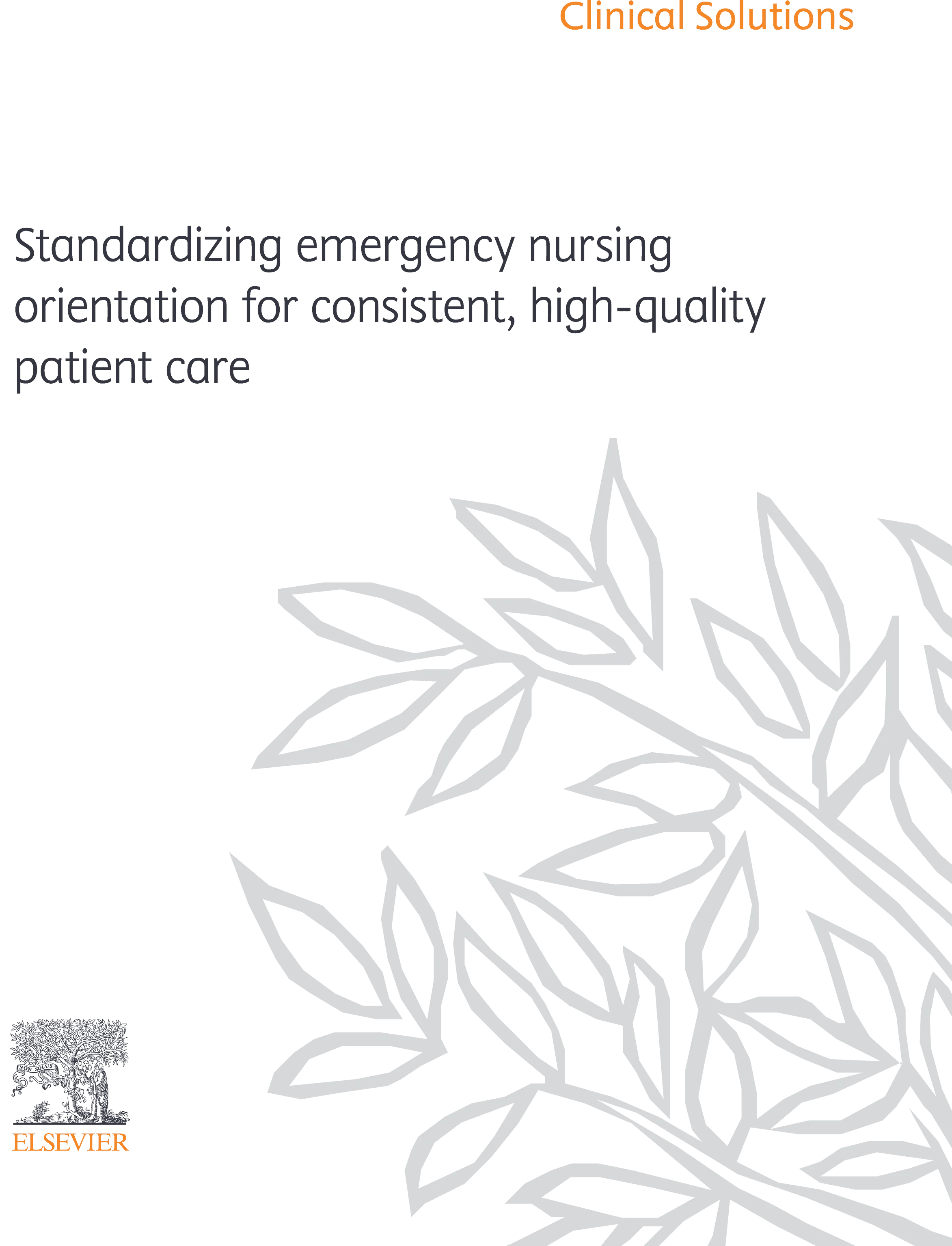 Standardizing Emergency Nursing Orientation for Consistent, High-Quality Patient Care