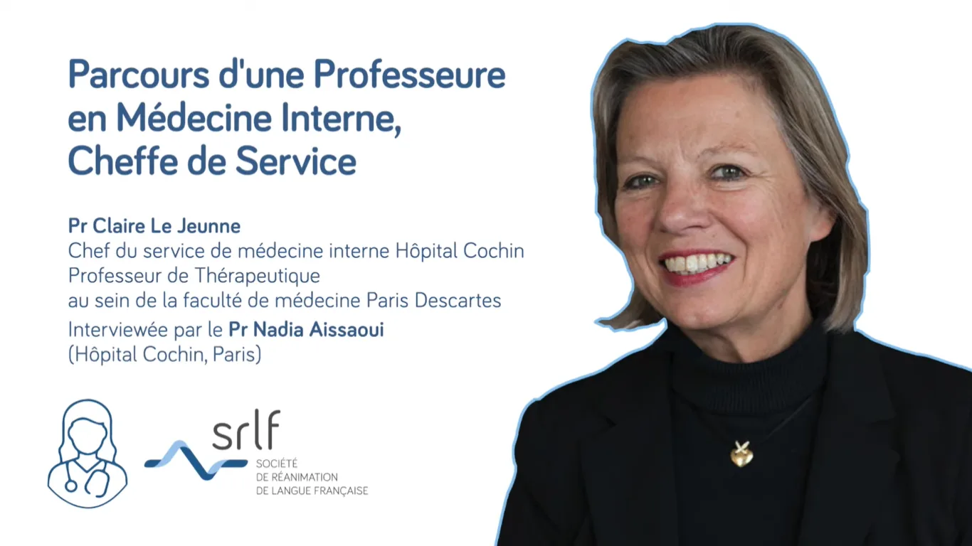 Thumbnail - Pr Claire Le Jeunne - Parcours d-une Professeure en Médecine Interne, Cheffe de service