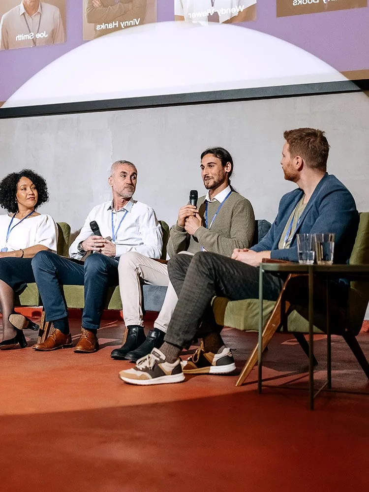 Diverse panel at presentation