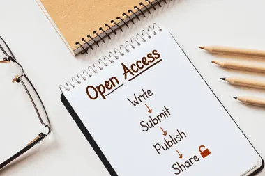 open access - write - submit - publish - share