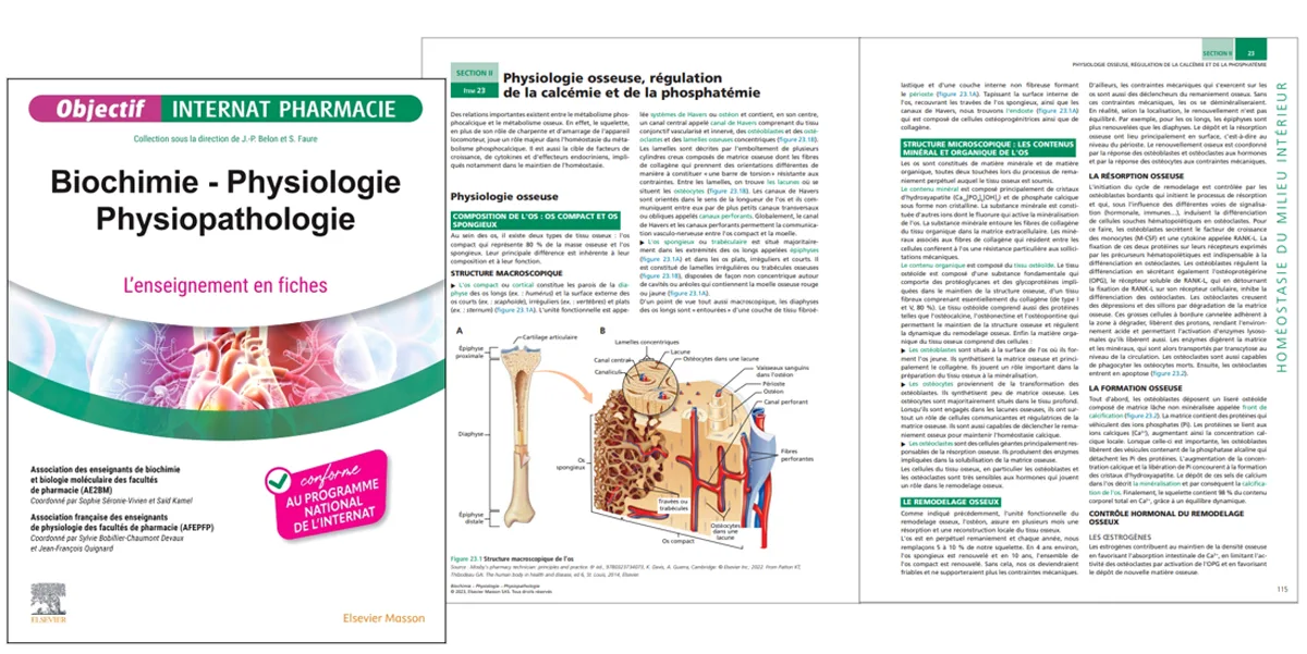 Internat Pharmacie Biochimie Physiologie Physiopathologie
