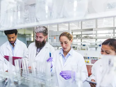 Photo depicting chemists (Source: choja/E+ via Getty Images)