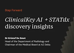ClinicalKey AI + STATdx - Dr De Smet, Head of the Radiology Department at AZ Delta (Belgium)