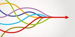 Illustration of arrow merging