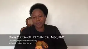 Doris C. Kibiwott, maître de conférences, département des soins infirmiers à l'Université de Kabarak (Kenya)