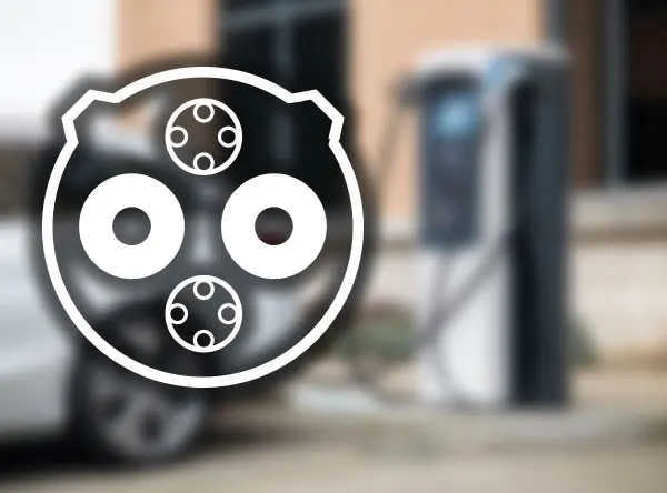 An image of a chademo outlet socket/connector