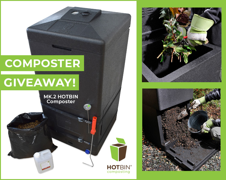 HOTBIN Composter Giveaway Collage