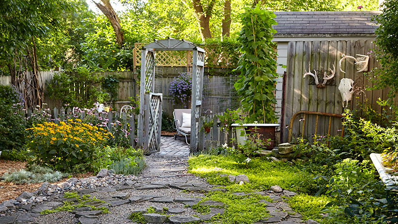 Design A Budget Friendly Garden With, Essential Garden Metal Arbor With Gate