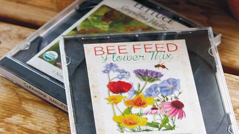 Upcycled Seed Packet Storage Tip | Garden Gate