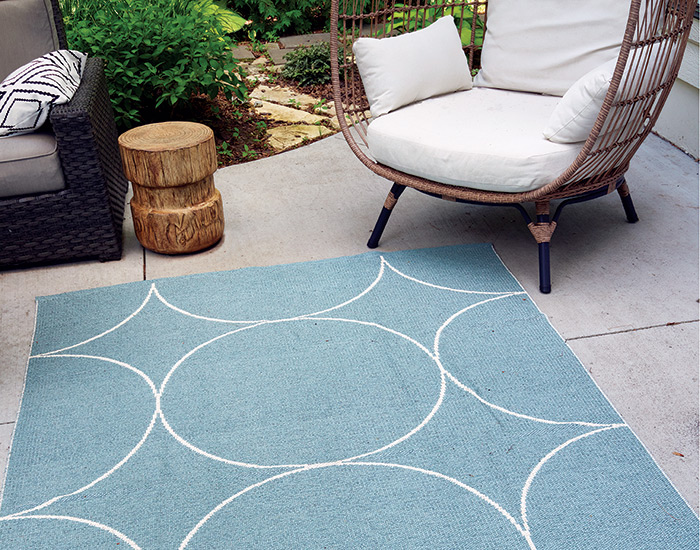 Pappelina Boo Reversible Indoor Outdoor rug