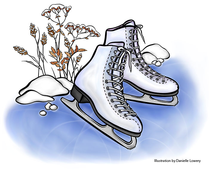 Ice Skates In theWeeds by Danielle Lowery